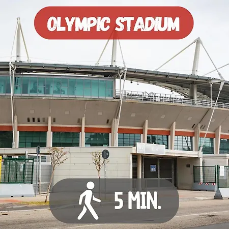 5 Minutes' Walk From The Olympic Stadium * Turín